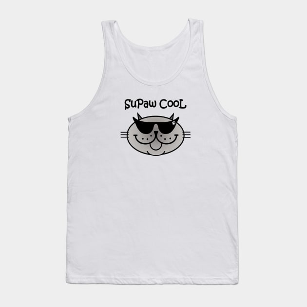 SuPaw CooL - blue point siamese Tank Top by RawSunArt